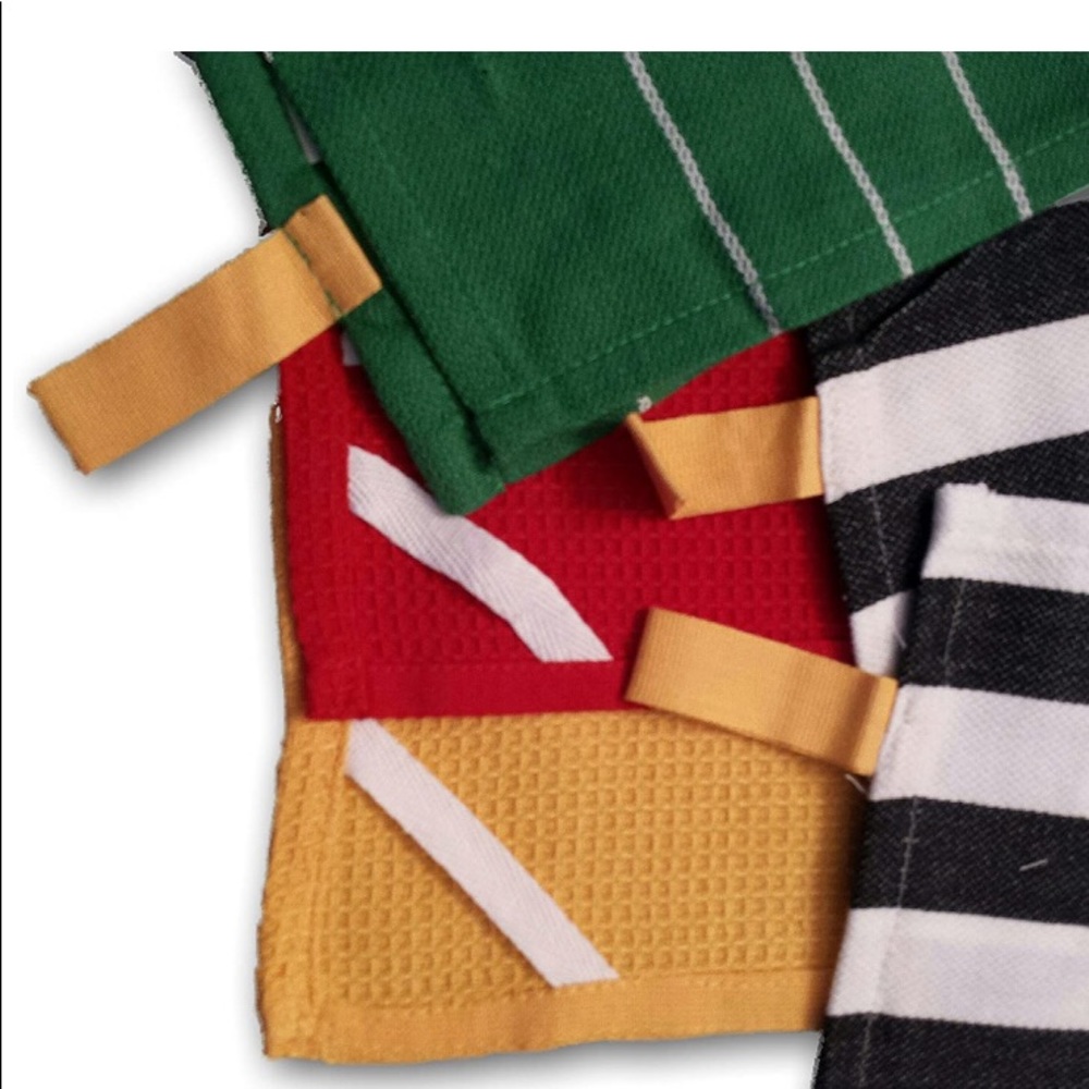Kitchen Towels 5pc โFootballโ Set NWT - - Picture 6 of 6